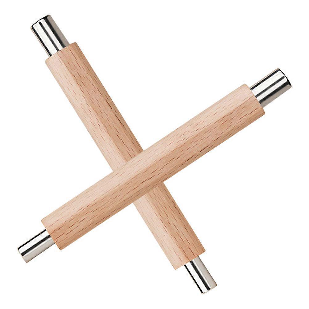 Magnetic Tool Nail Art Magnet Khaki Rectangular Manicure Supplies 1Pair