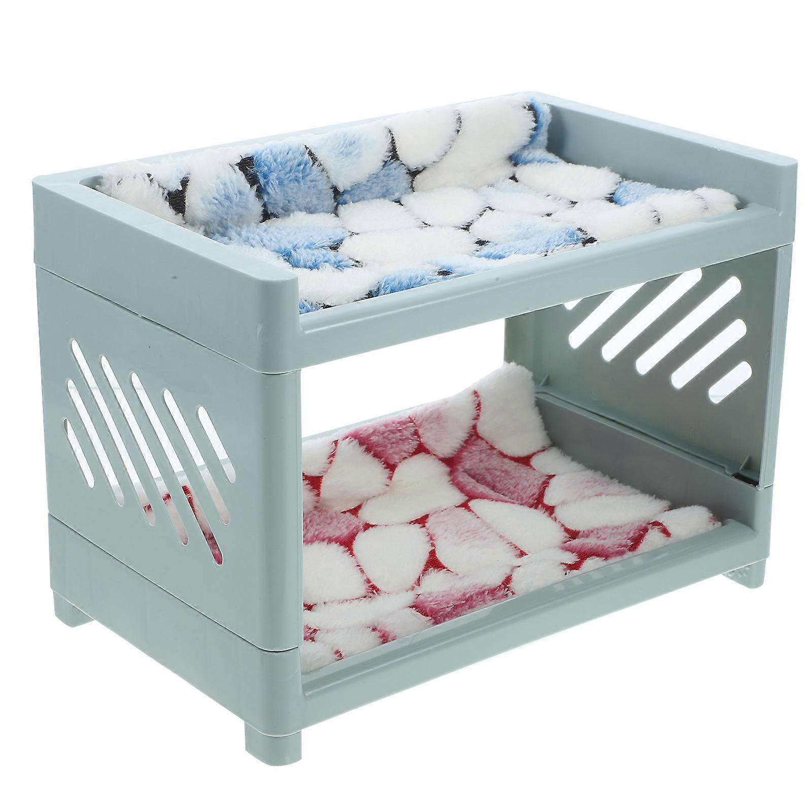 Hamster Hideout Bed with Removable Pad – Safe & Comfortable Shelter for Hamsters, Chinchillas, and Bunnies – Easy to Clean Nordic Design