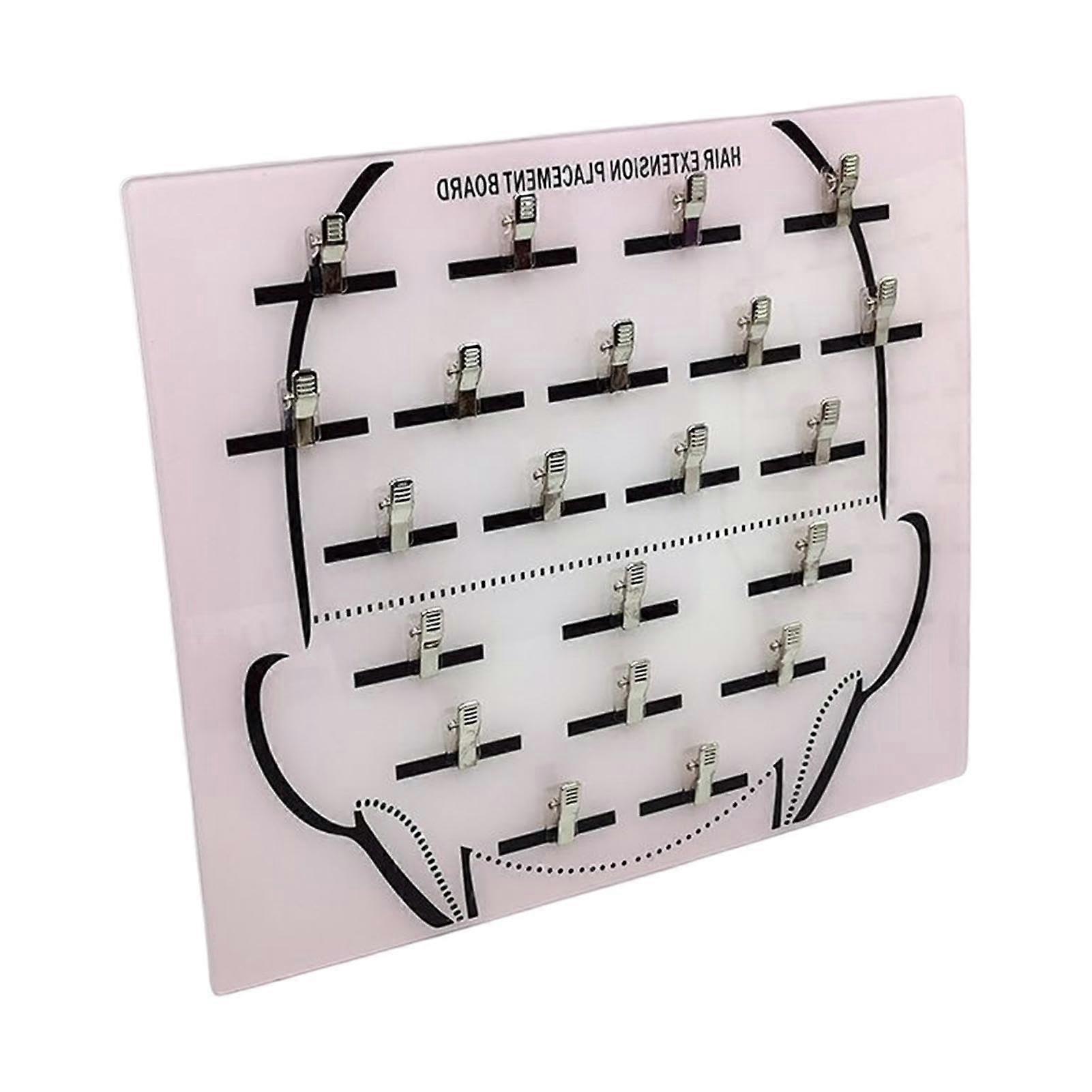 Extensions Portable Wig Display Stand, Light Pink, Wig and Hair Extension Holder For Showcasing Wigs