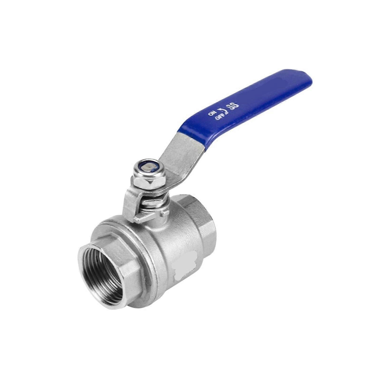 304 mediumsized thickened stainless steel valve Q11F16P twopiece ball valve thread thread 4 minutes 6 minutes 1 inch (G3)