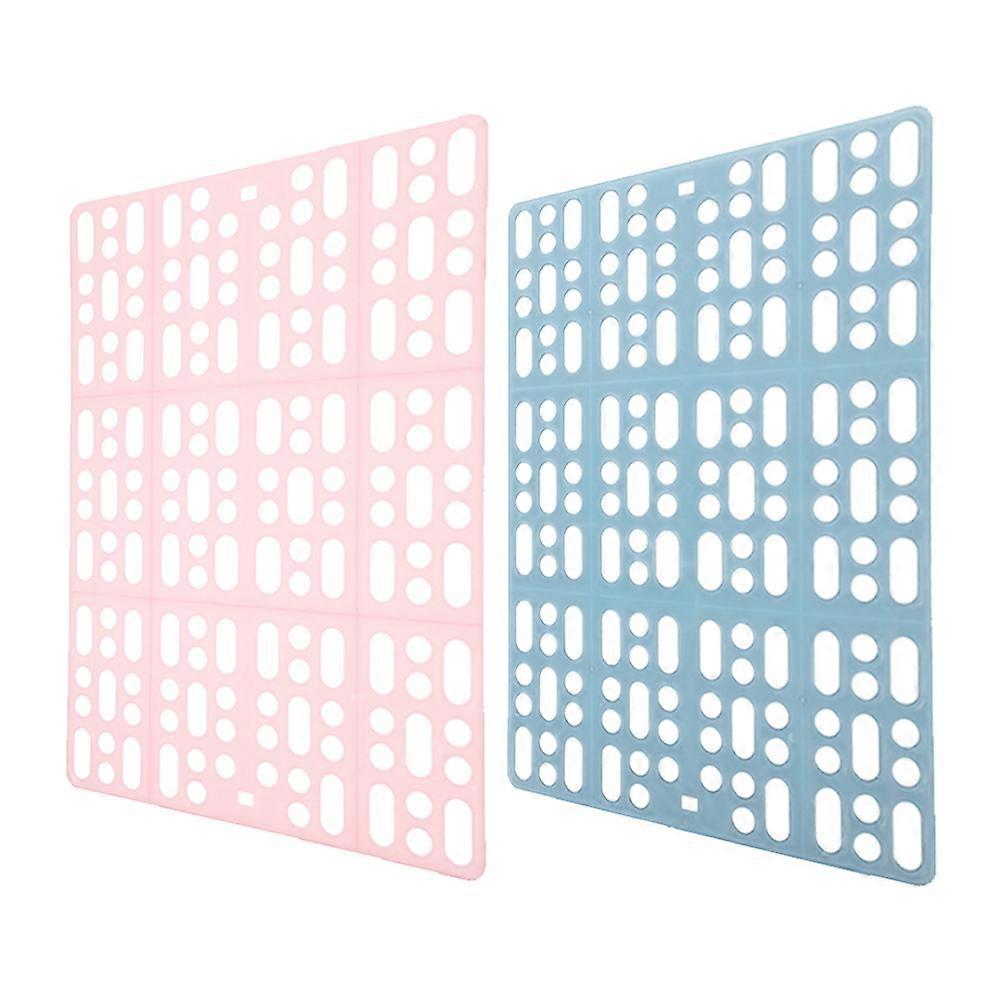 2pcs Bunny Cage Pad Versatile Foot Mats for Guinea Pig Chinchilla Comfortable Resting Space Easy to Fit Any Cage