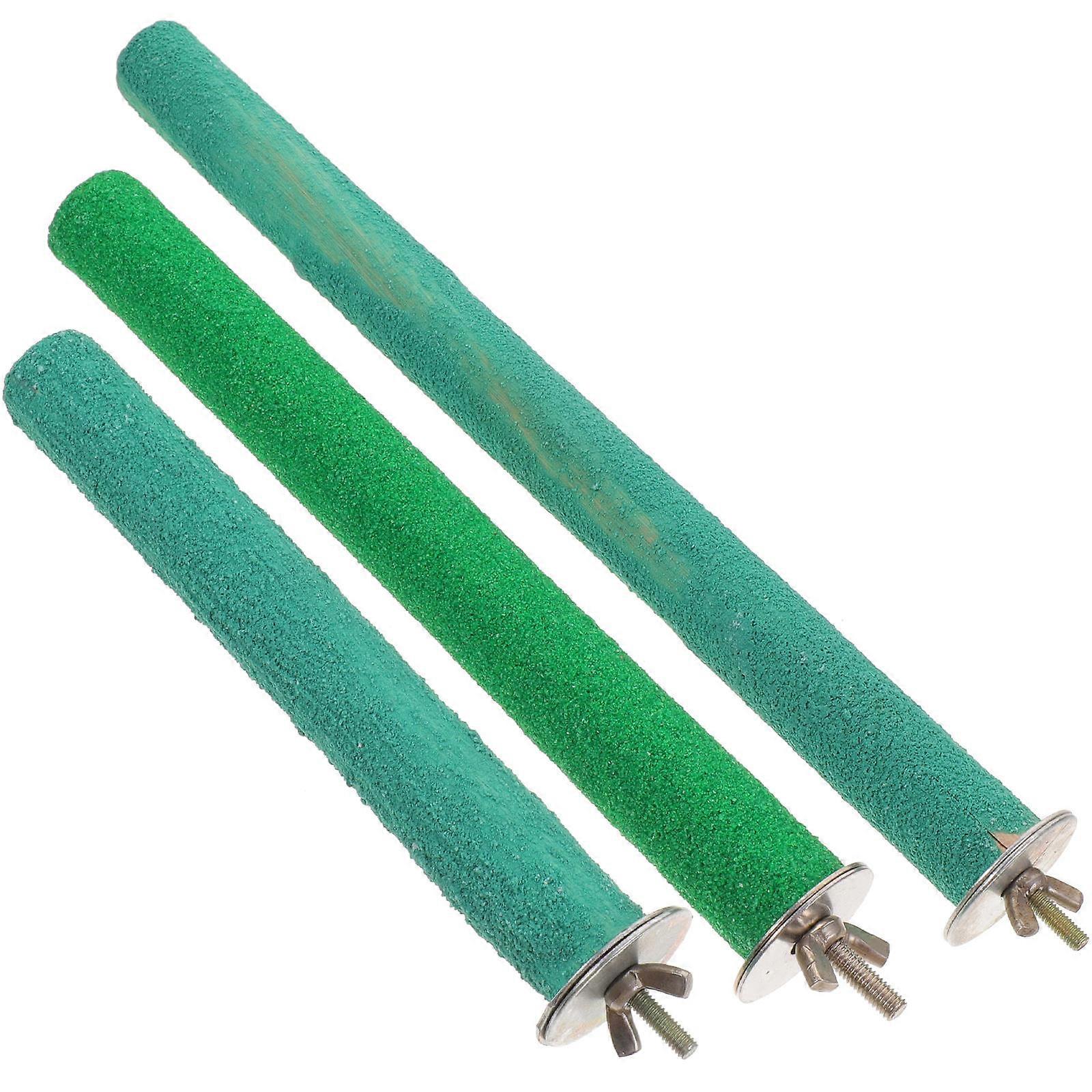 Parrot Play Stand Wood Perch for Supporting Use Assorted Color Beautiful Design 3 Sizes Available