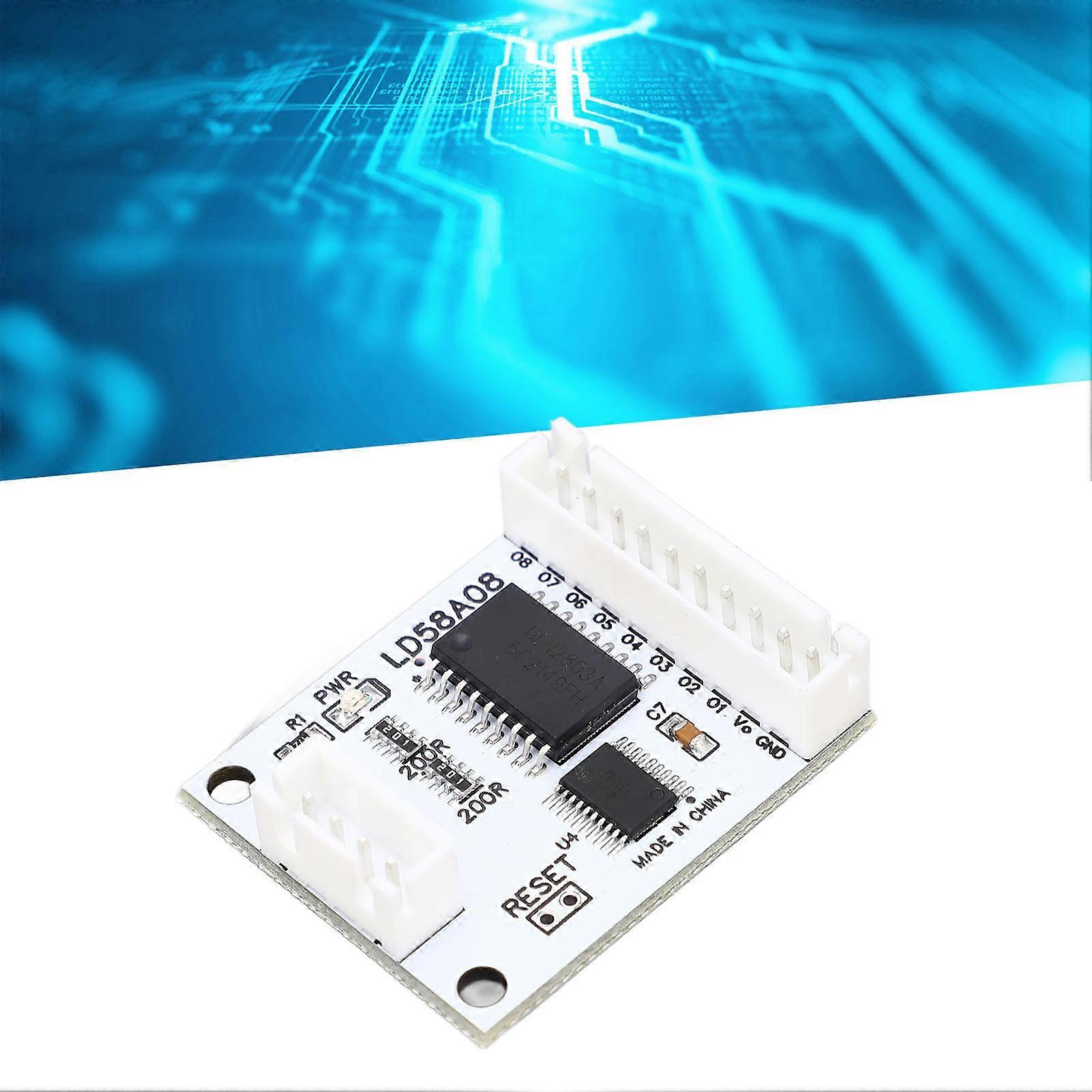 8 Channel RS485 to PWM Output Transistor Driver Module Multifunctional DO Control Board with Pins 