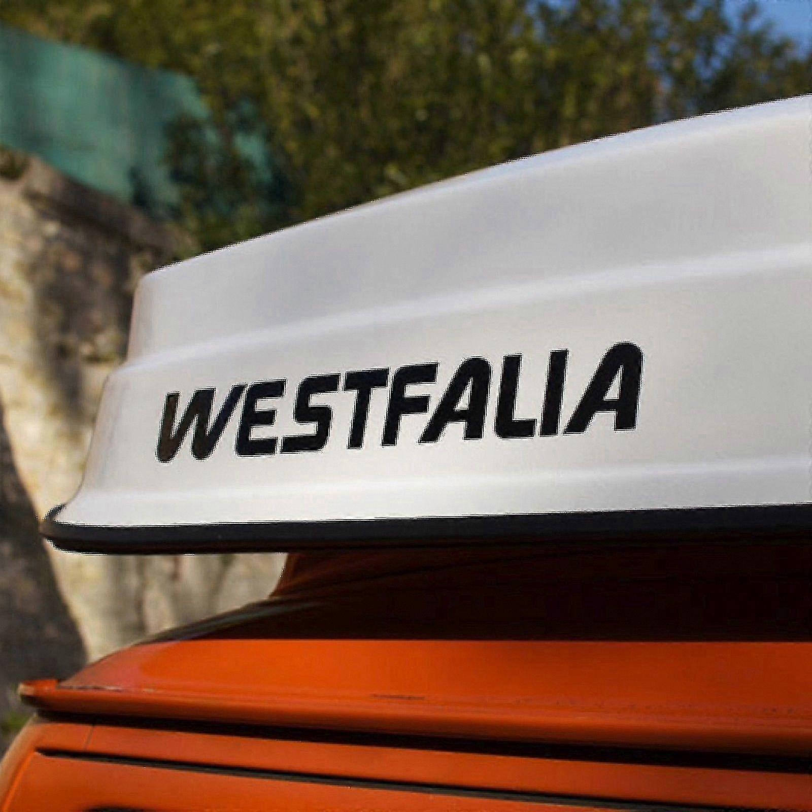 Para (2pcs) Adesivo de Vinil com Logo Westfalia de 18 Polegadas