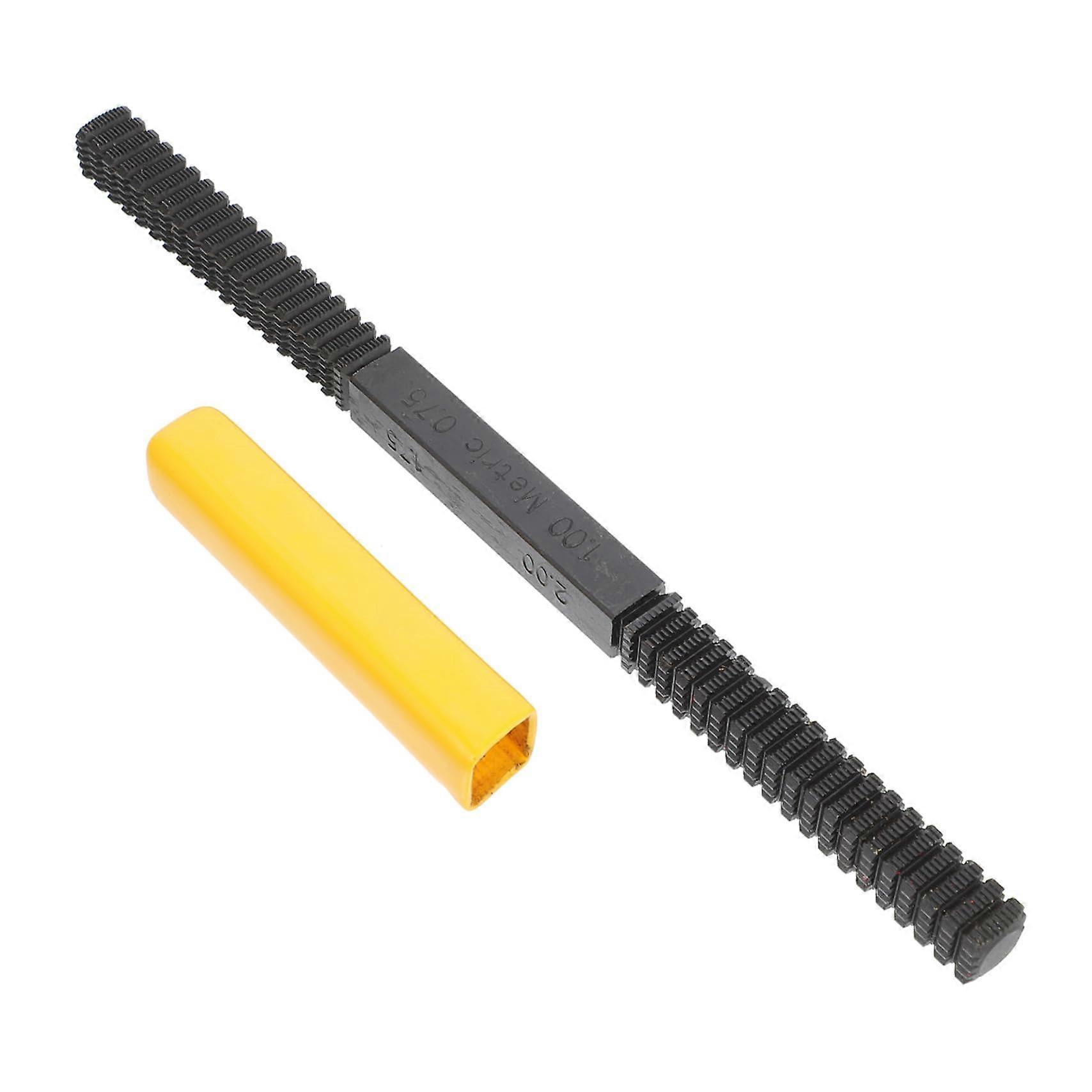 Thread Restorer File Compact Hand File for  Standard Correction Tool for Rusty or Corroded Fasteners Lightweight and Portable for DIY Projects