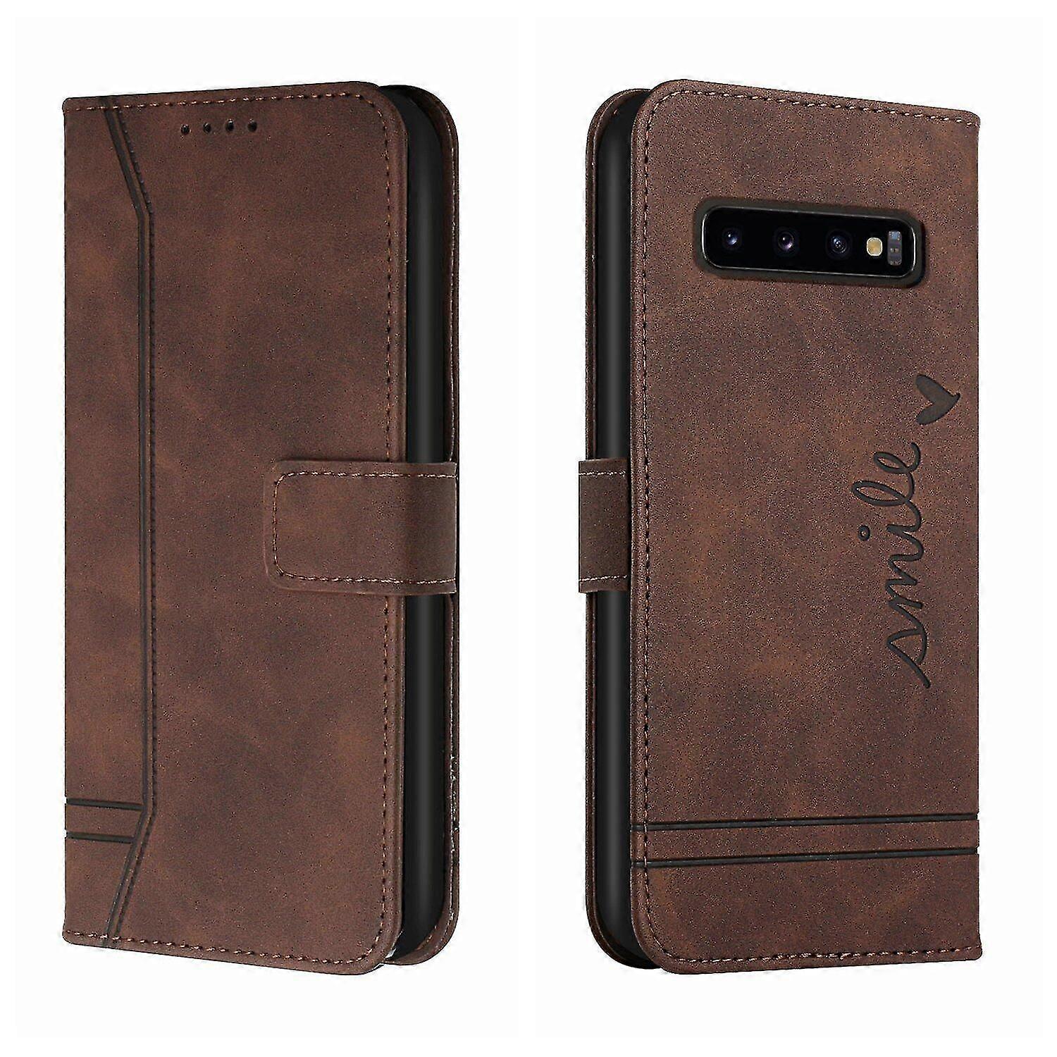 Leather Magnetic Closure Case with Flip Wallet Stand Function Cover for