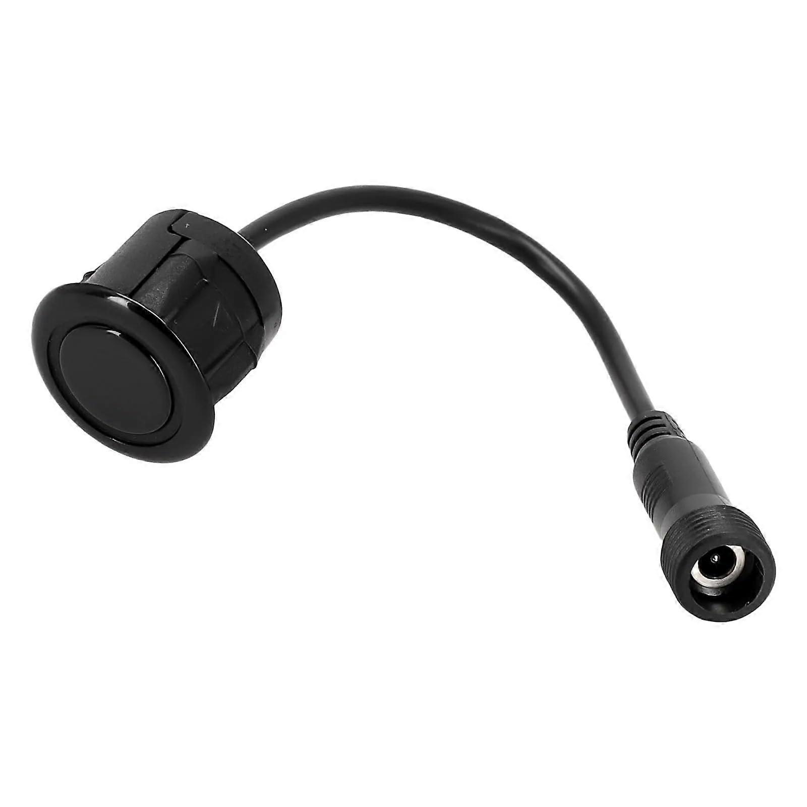 Parking Sensor 18.5 mm Diameter, 0.2 m Cable, Black Waterproof Reverse Car Sensor, Plug & Play, Beep Sound