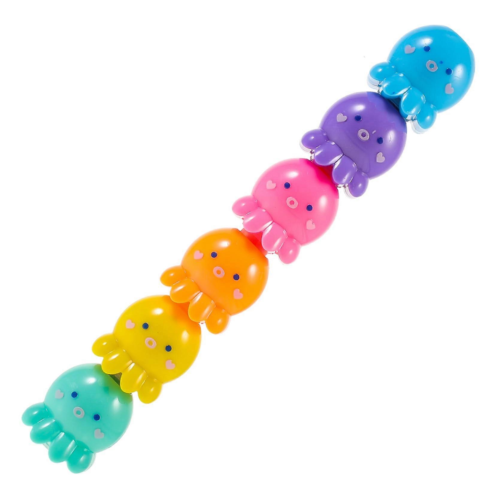 1Satz Fluoreszierendes Marker Set für Schule und Kreative Projekte, Bunte Hochlighter in Verschiedenen Farben, 6-teilig