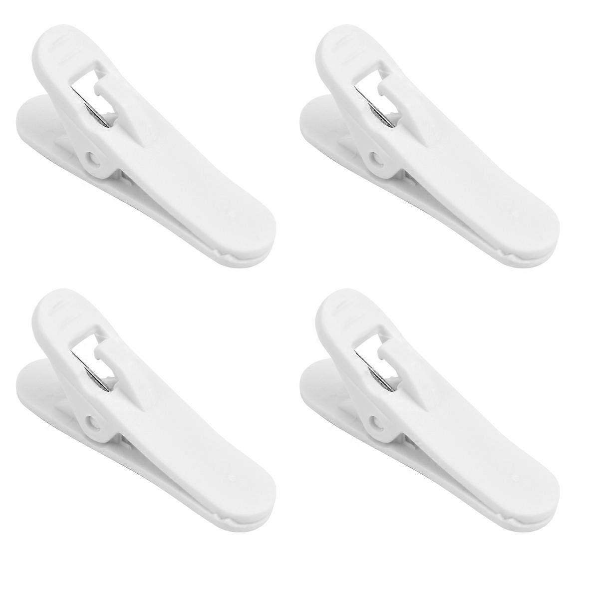 Earphone Cable Clip Clamp for Organized Use 100Pcs White