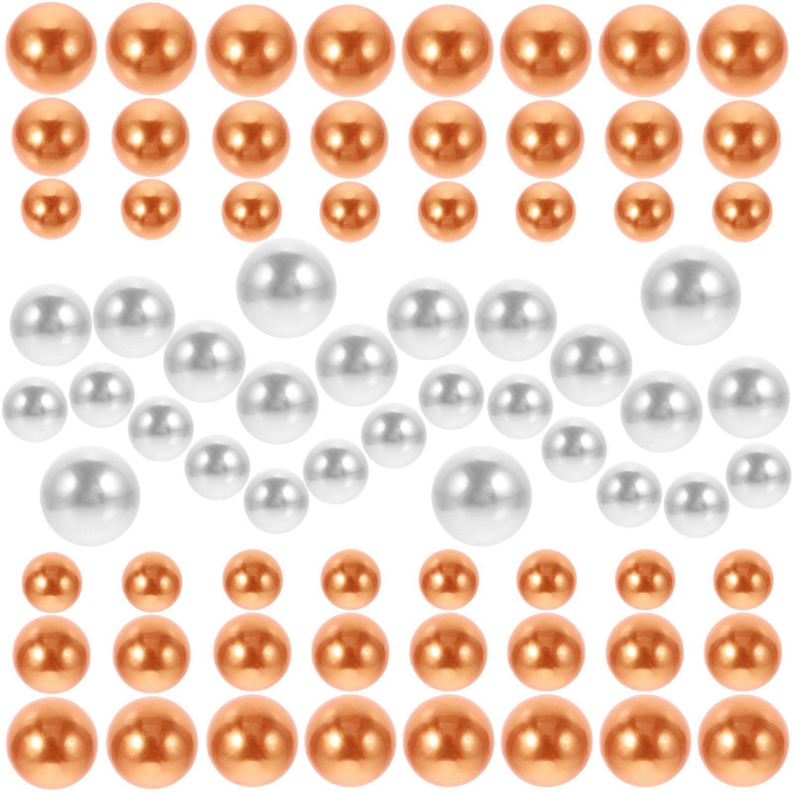 400pcs Floating Fake Pearls for Decor Assorted Color ABS Vase Fillers with No Hole Design 400pcs