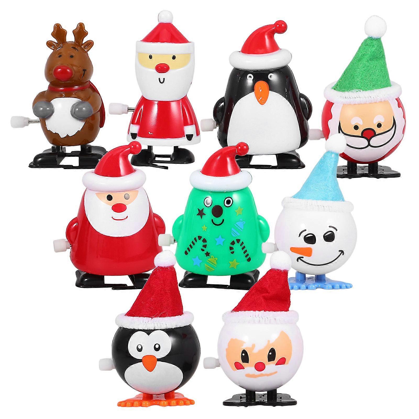 Clockwork Toys Set Mixed Style Christmas New Year Celebration Assorted Favors
