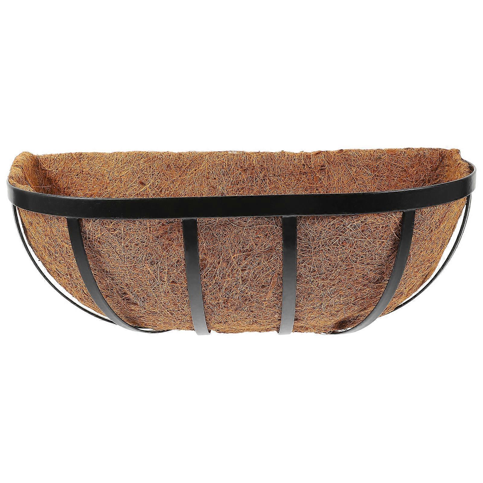 Rectangular Wall Mounted Hanging Planter For Balcony Garden Indoor Use 39x18cm 1Pack