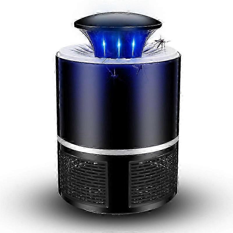 مصيدة البعوض الإلكترونية أدى ضوء الليل يطير القاتل دبور القاتل أسود الضوء مكافحة الآفات ساعة