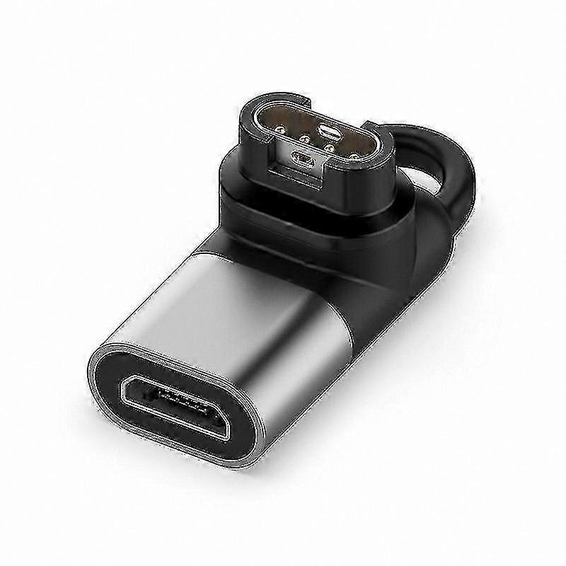 4-Pin Charging Adapter for GPS Smartwatches with Micro USB Connection