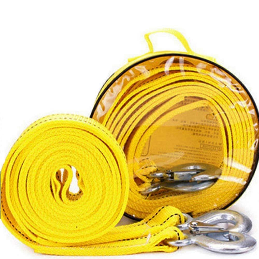 Bibetter 4Maters Tow Strap 3.8m Long with 2 Safety Hooks for Towing and Recovery, 30kg Capacity, Durable Design