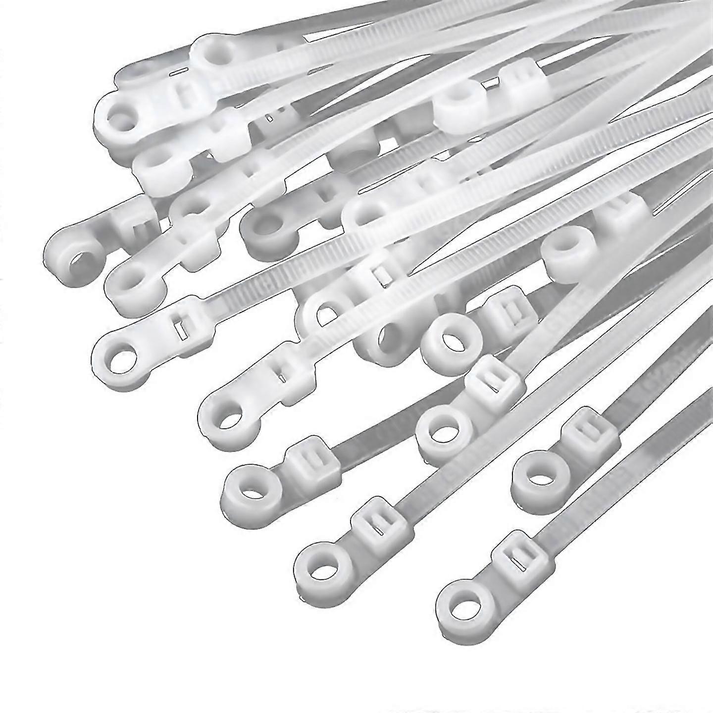 For nylon cable ties with screw hole selflocking multisize bundle straps for wire organization