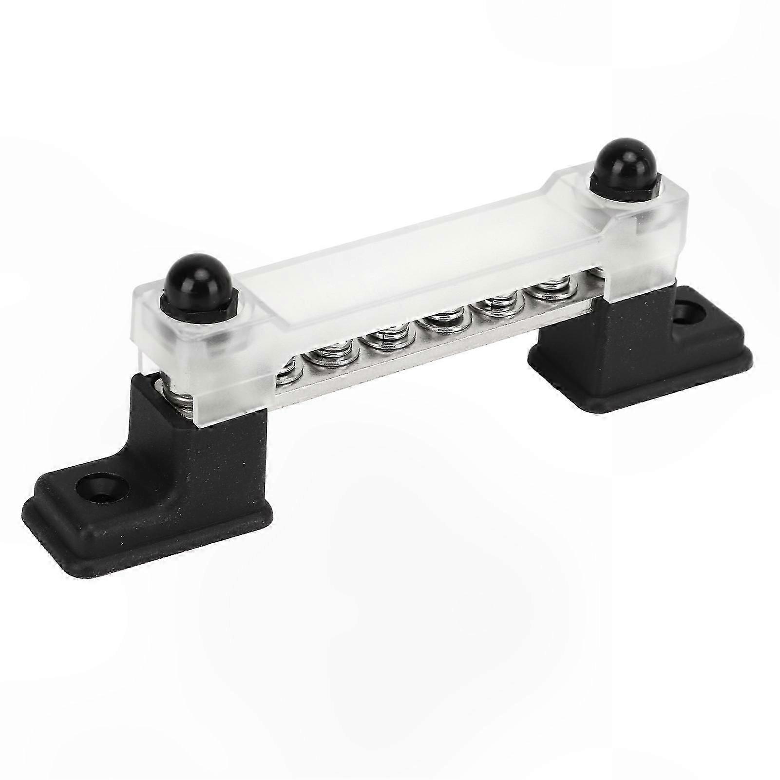 6-Position Grounding Block for Automotive and Marine Applications Power Distribution Terminal with Screw Connection for Wires