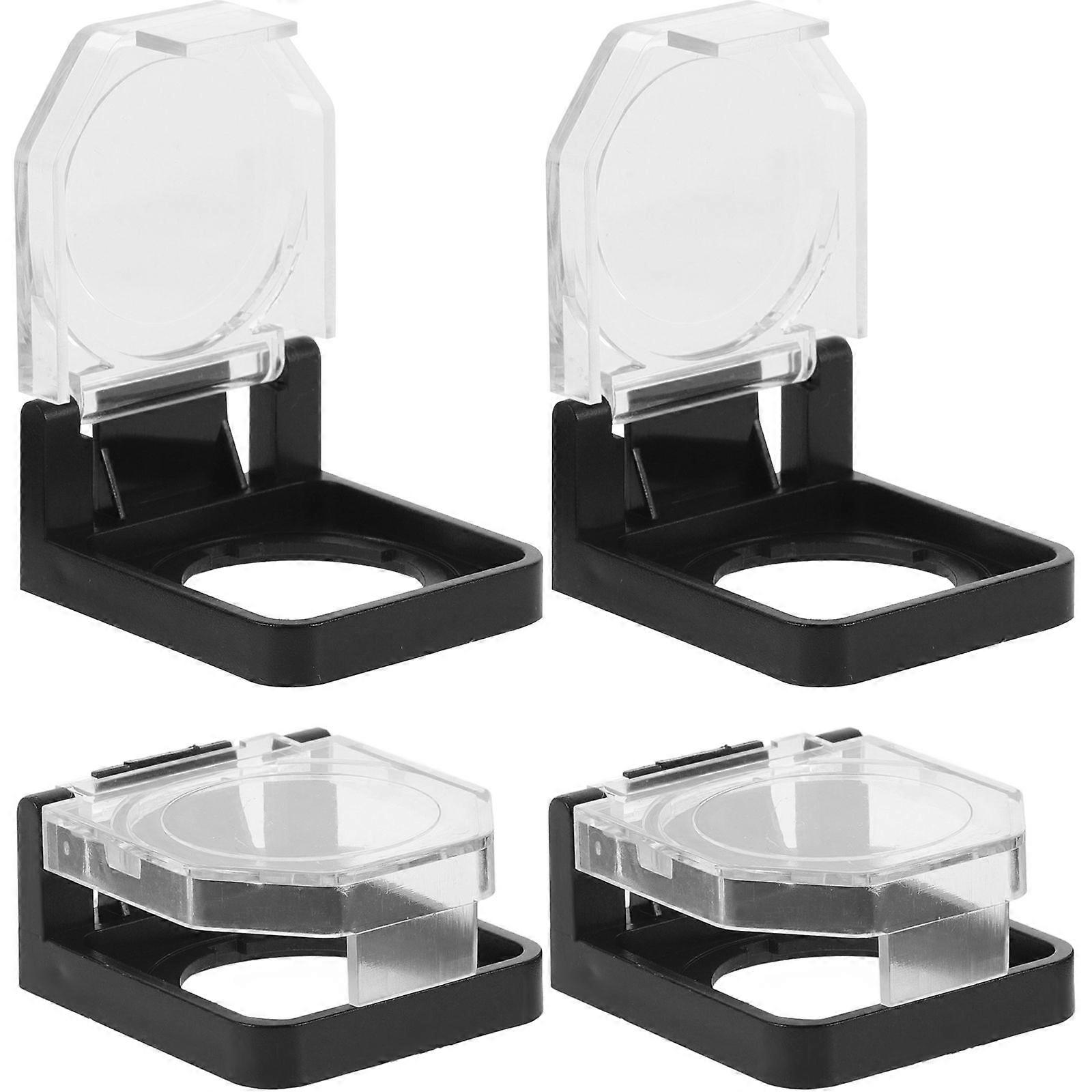 4pcs Button Switch Protective Covers Button Covers Button Dust Covers Button Protectors