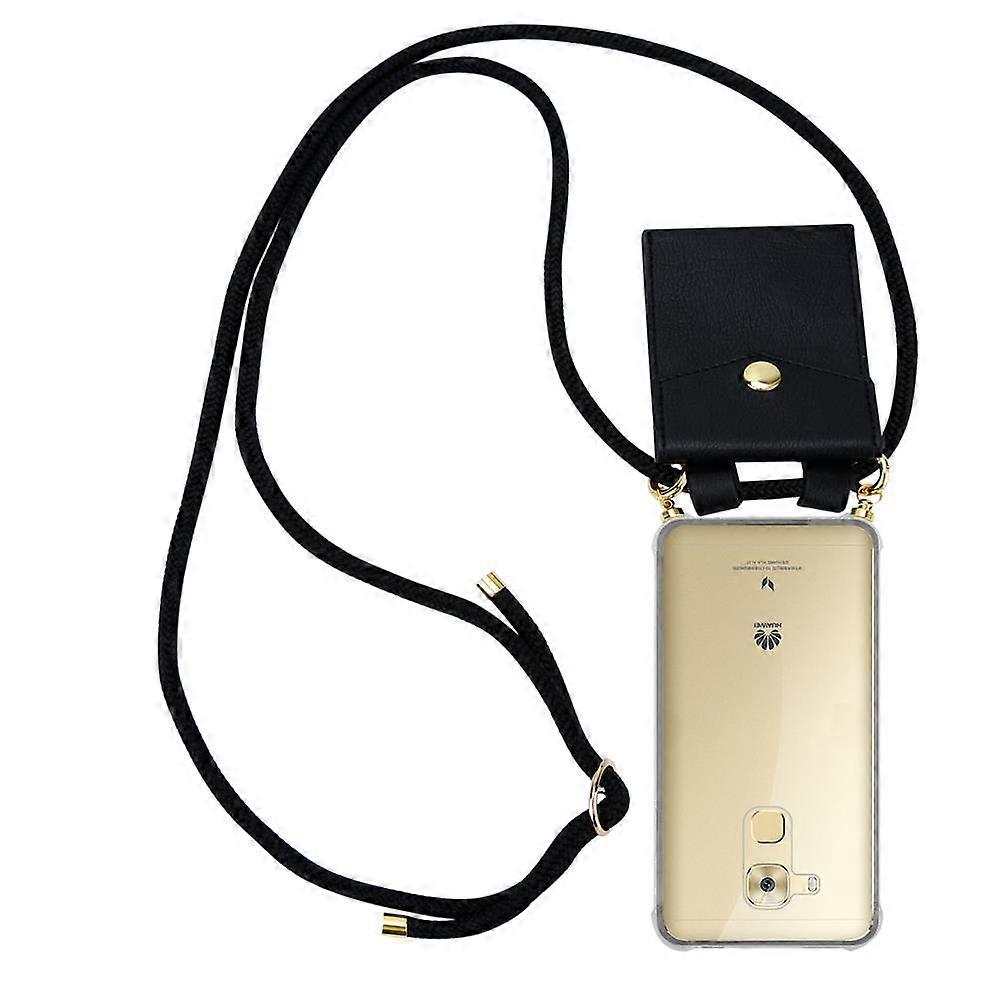 Mobile Phone Chain for Huawei NOVA PLUS Silicone Protective Case - Cord with Golden Elements