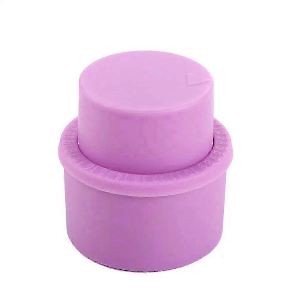 Fizz Keeper Pump Cap & Stopper för vinflaskor, hållbar och säker lila vindispenser