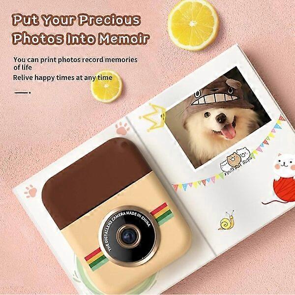 Children's instant camera, CP08, thermal printing, inkless and environmentally friendly