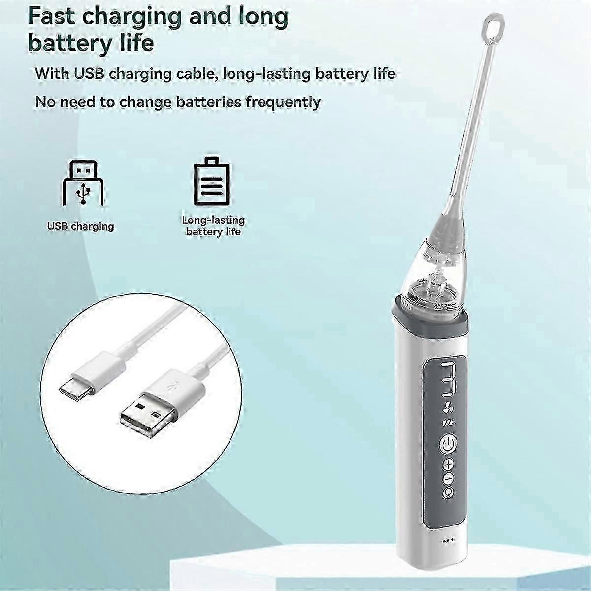 Electric Tonsil Stone Removal Kit with Vacuum Suction Tool