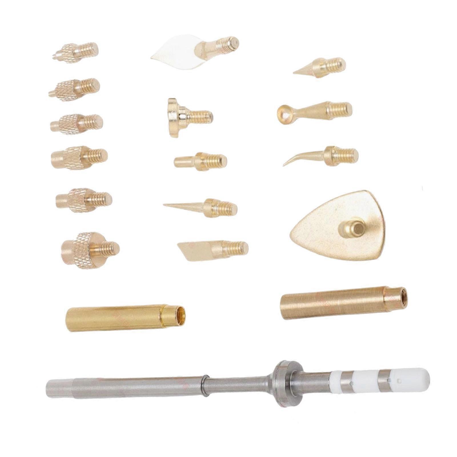 Multipurpose Brass Soldering Iron Tip Tool For Technical Work Precise Heat Insertion Nut Fixing Across Various Projects Multicolor