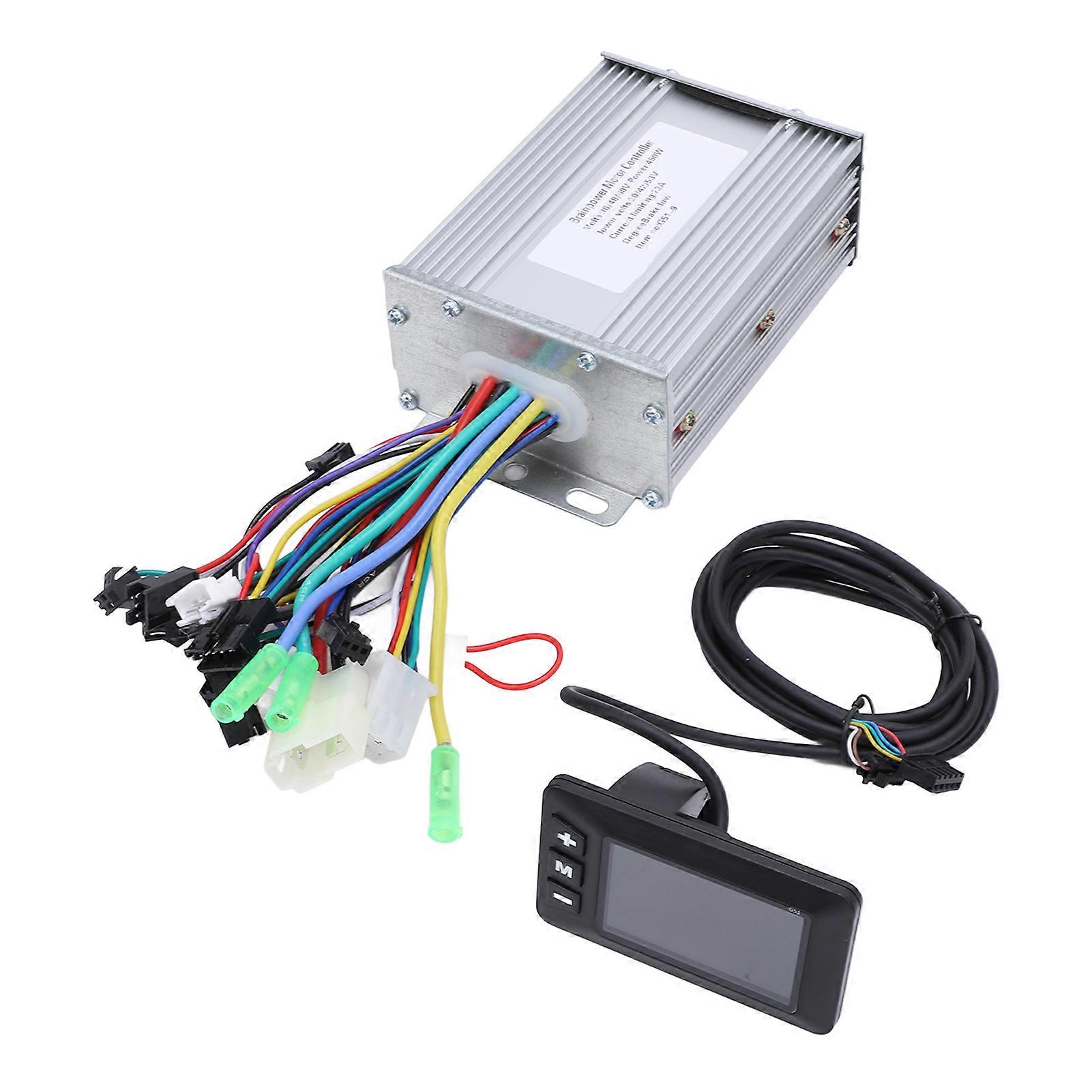36V-60V 450W 23A Brushless E-Bike Controller mit G51 LCD-Display