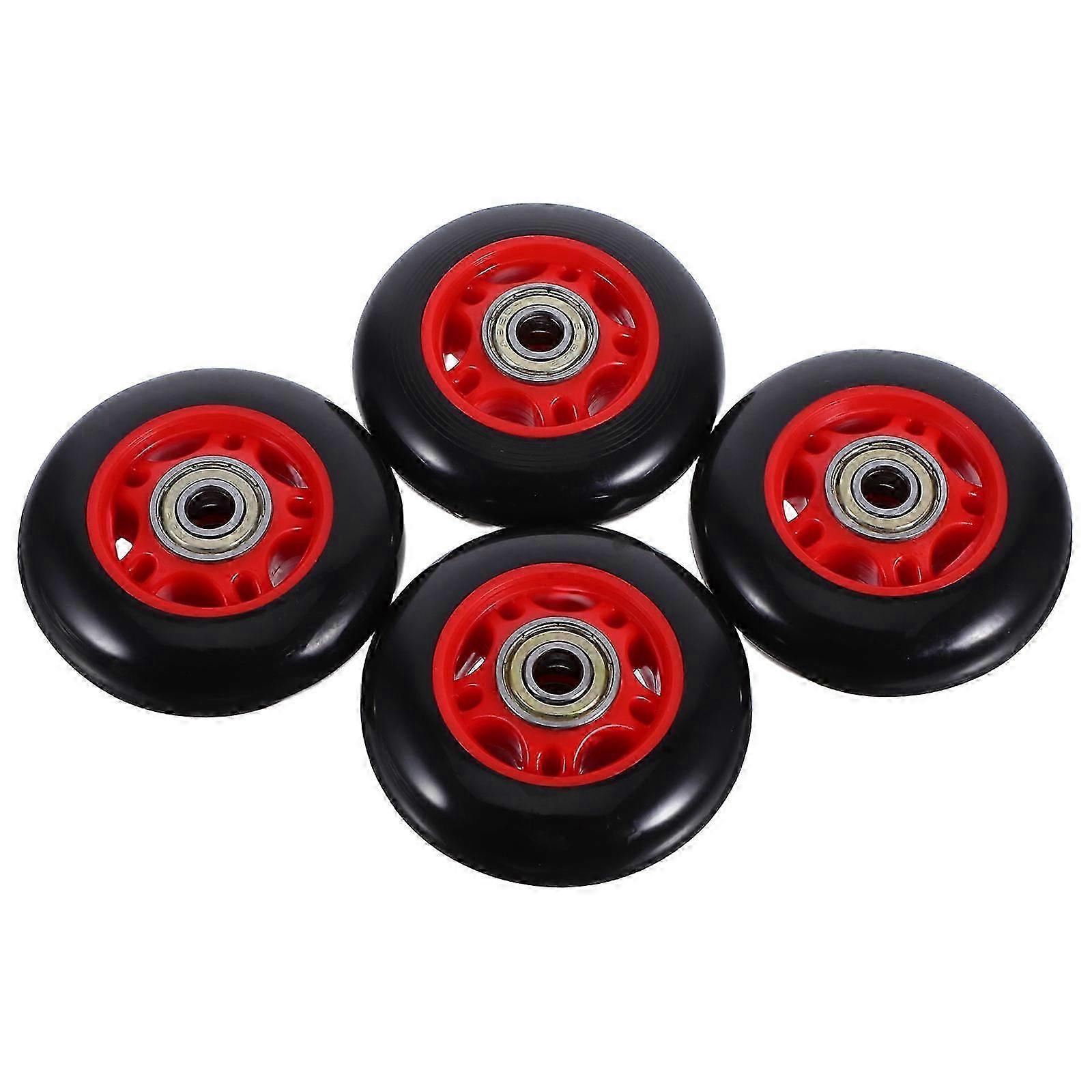 Exercise equipment rollers for fitness machines - Versatile PP wheel replacements, 4pcs set
