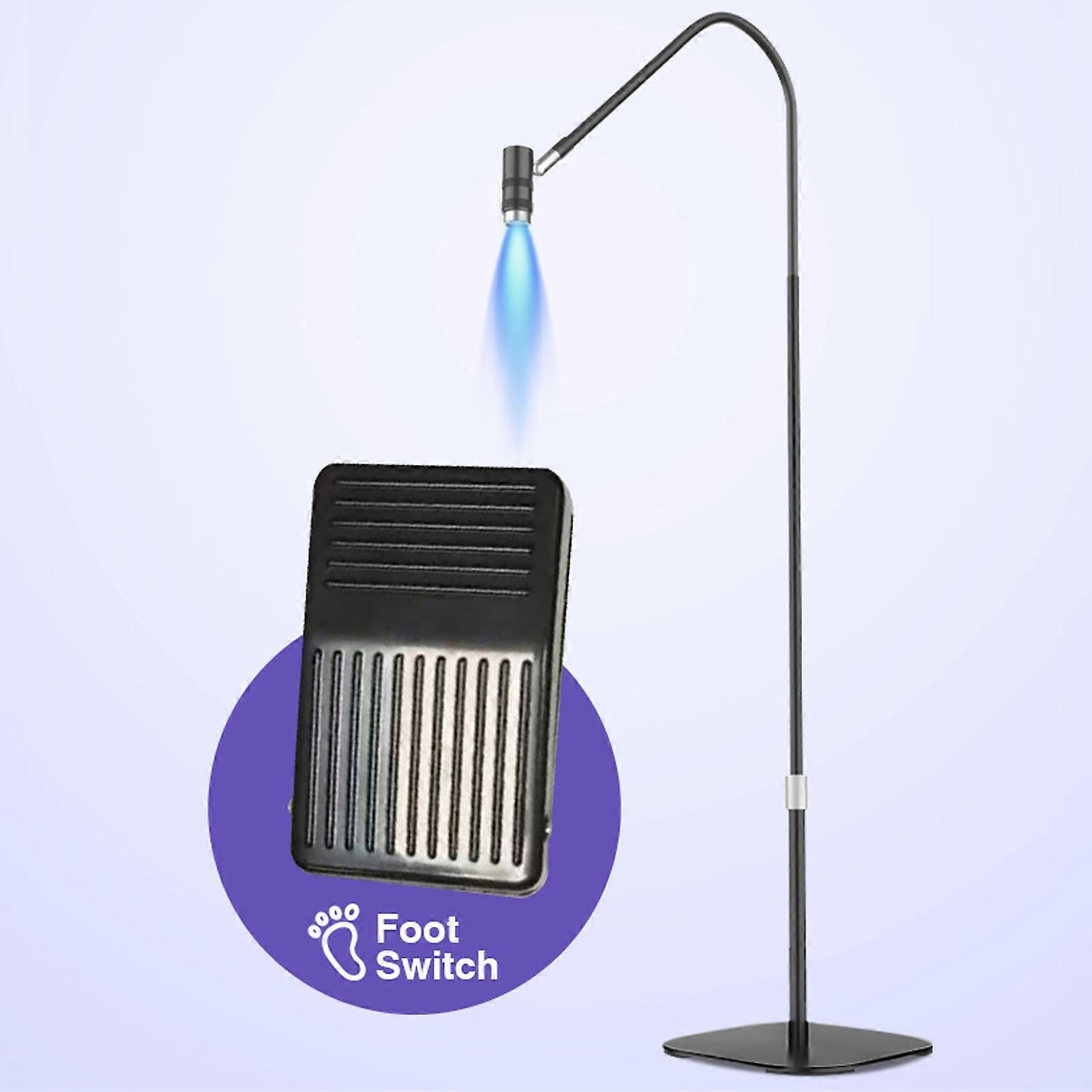 Eyelash Extension Glue Curing Lamp USB 5 Brightness Adjustable Black