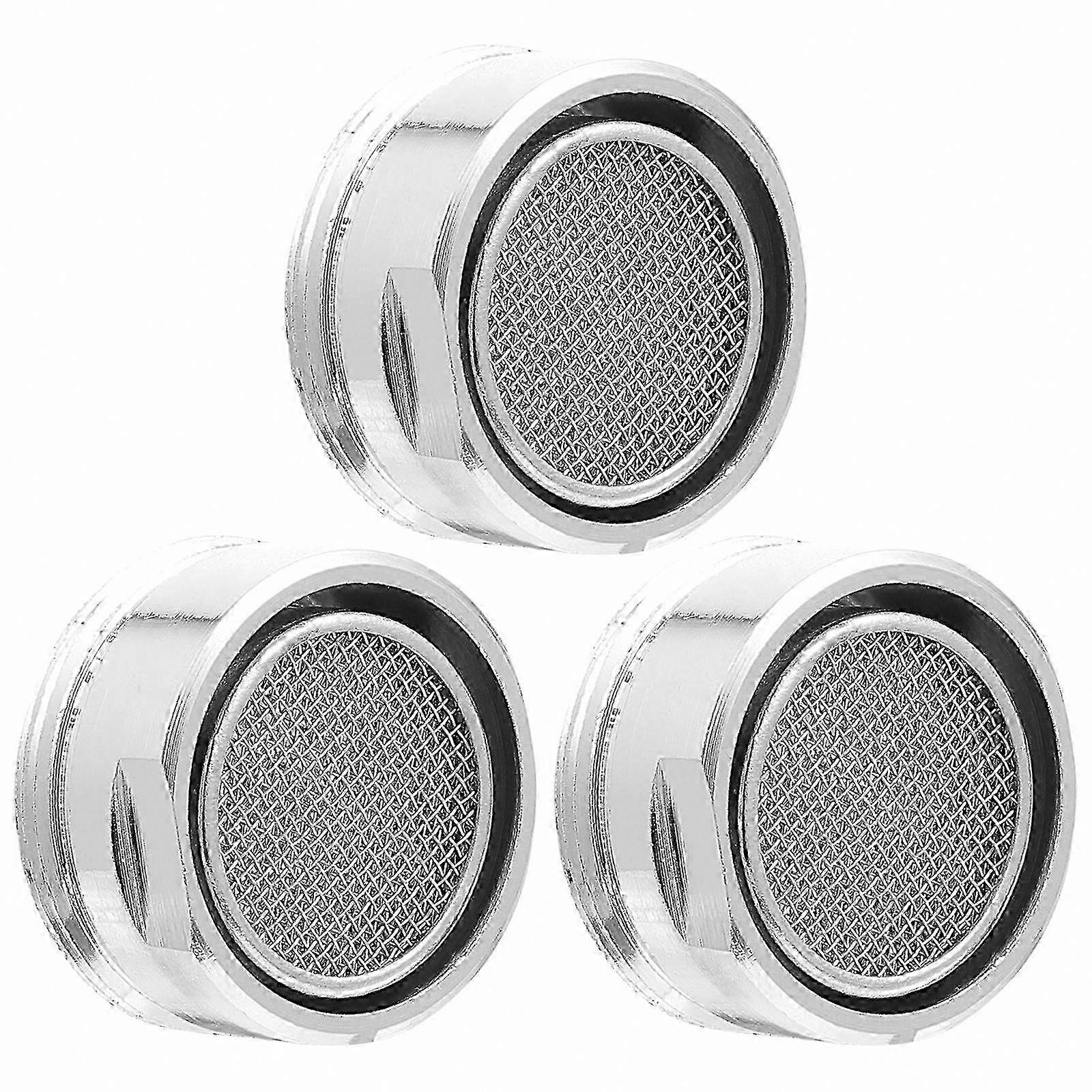 3-Pack Faucet Aerator Inserts for Sink and Bathroom Use Replacement Nozzles and Strainers for Enhanced Water Flow Control