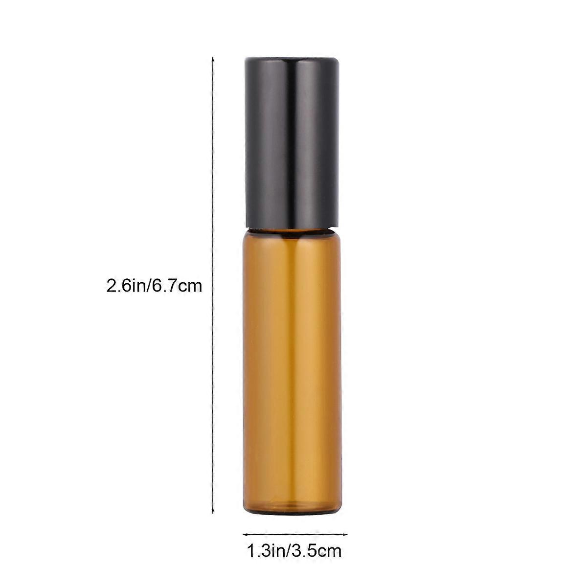 10Pcs 5ml Roller Ball Bottles Refillable Essential Oils Bottles Subpackaging Bottles