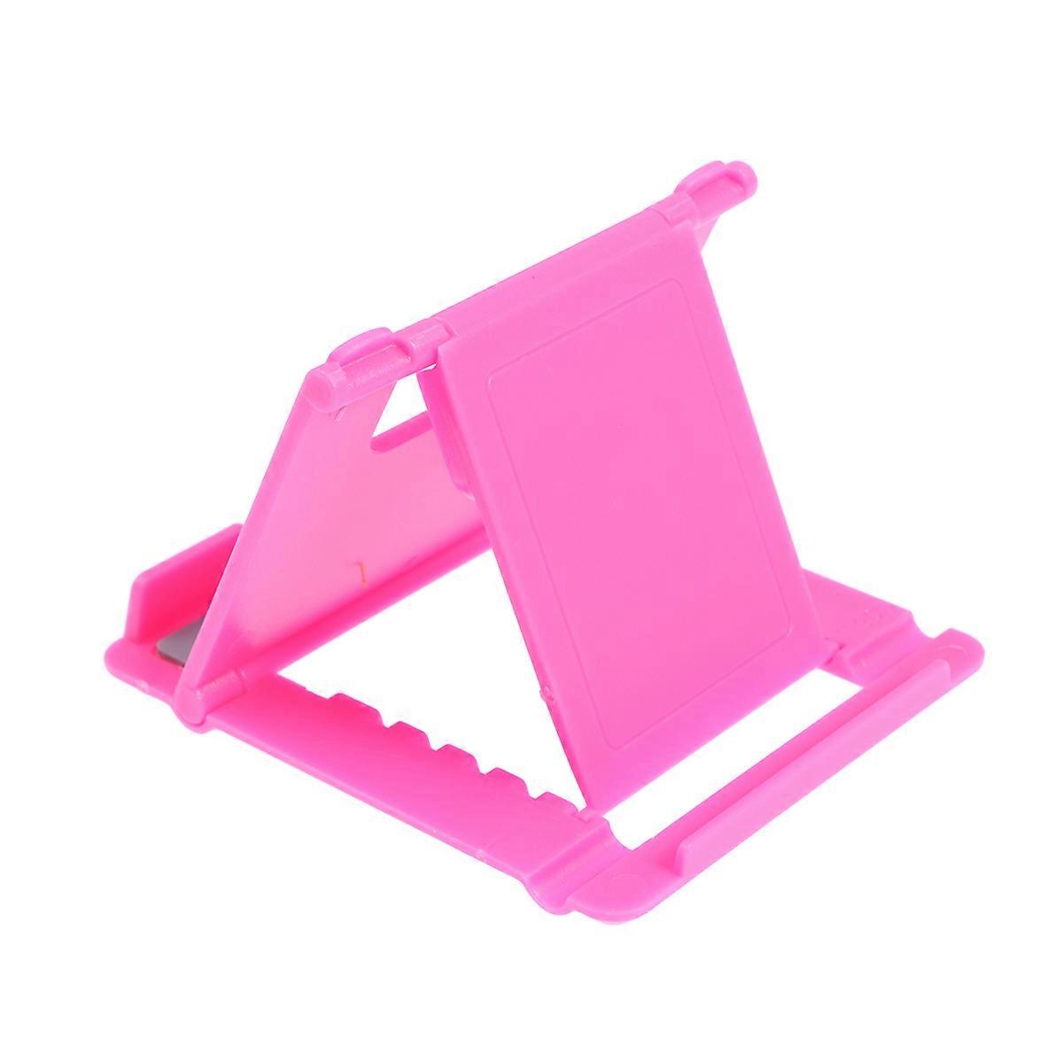 Stand Foldable Phone Stand Universal Mobile Phone Stand Multi-angle Adjustment Pink For Web Browsing 1Pcs
