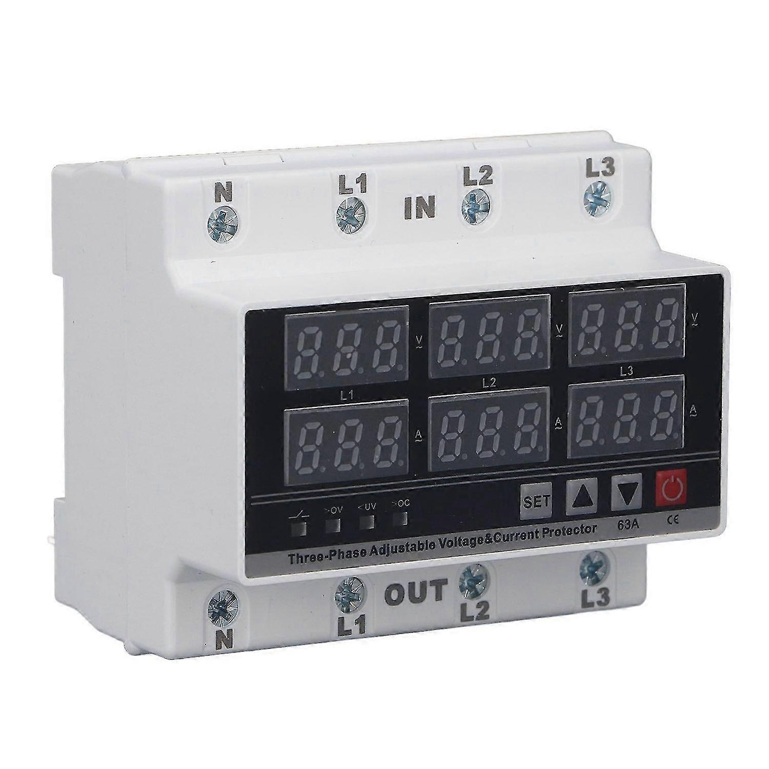 High quality Three-phase four-wire over-voltage and under-voltage protector