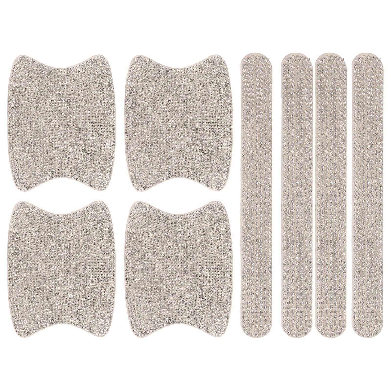 1 Set Car Door Handle Protector Paint Scratch Protection Film Door Handle Bowl Sticker