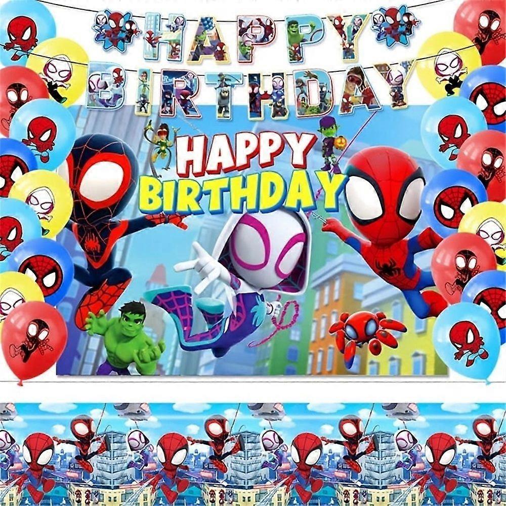Cartoon Party Decorations, Stitch Birthday Supplies including Banners, Balloons, Cake Toppers for Cartoon Birthday Party Decorations