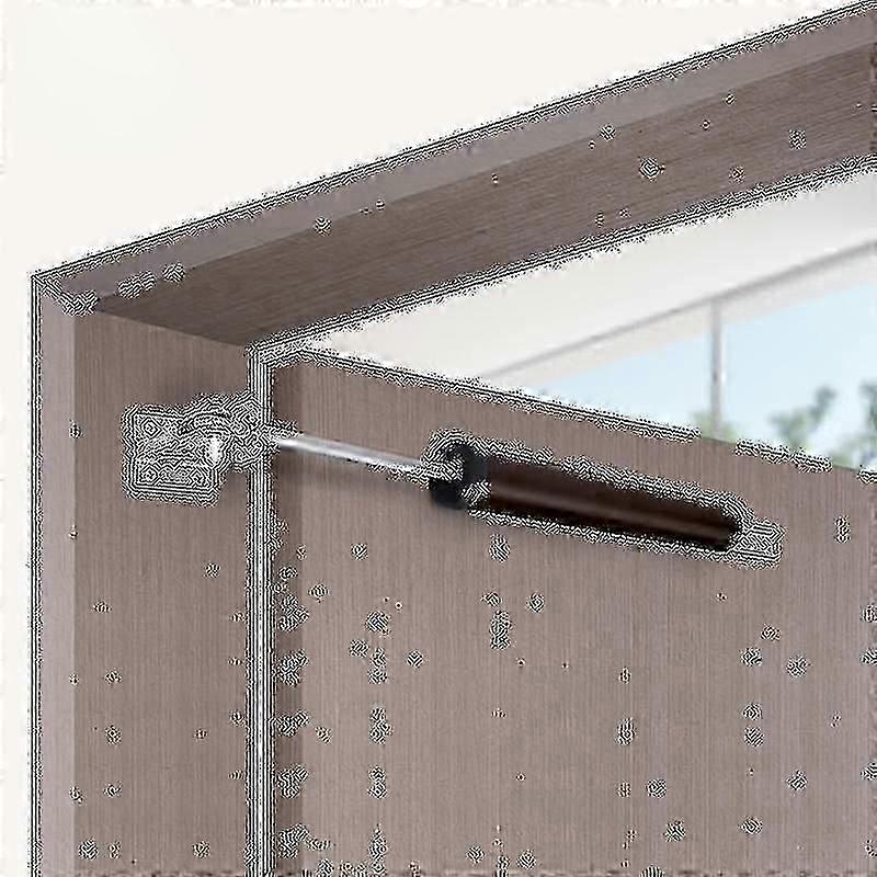 Automatic Door Closer with Soft Close, 90-Degree Stop & Adjustable Buffer - Furniture Hardware