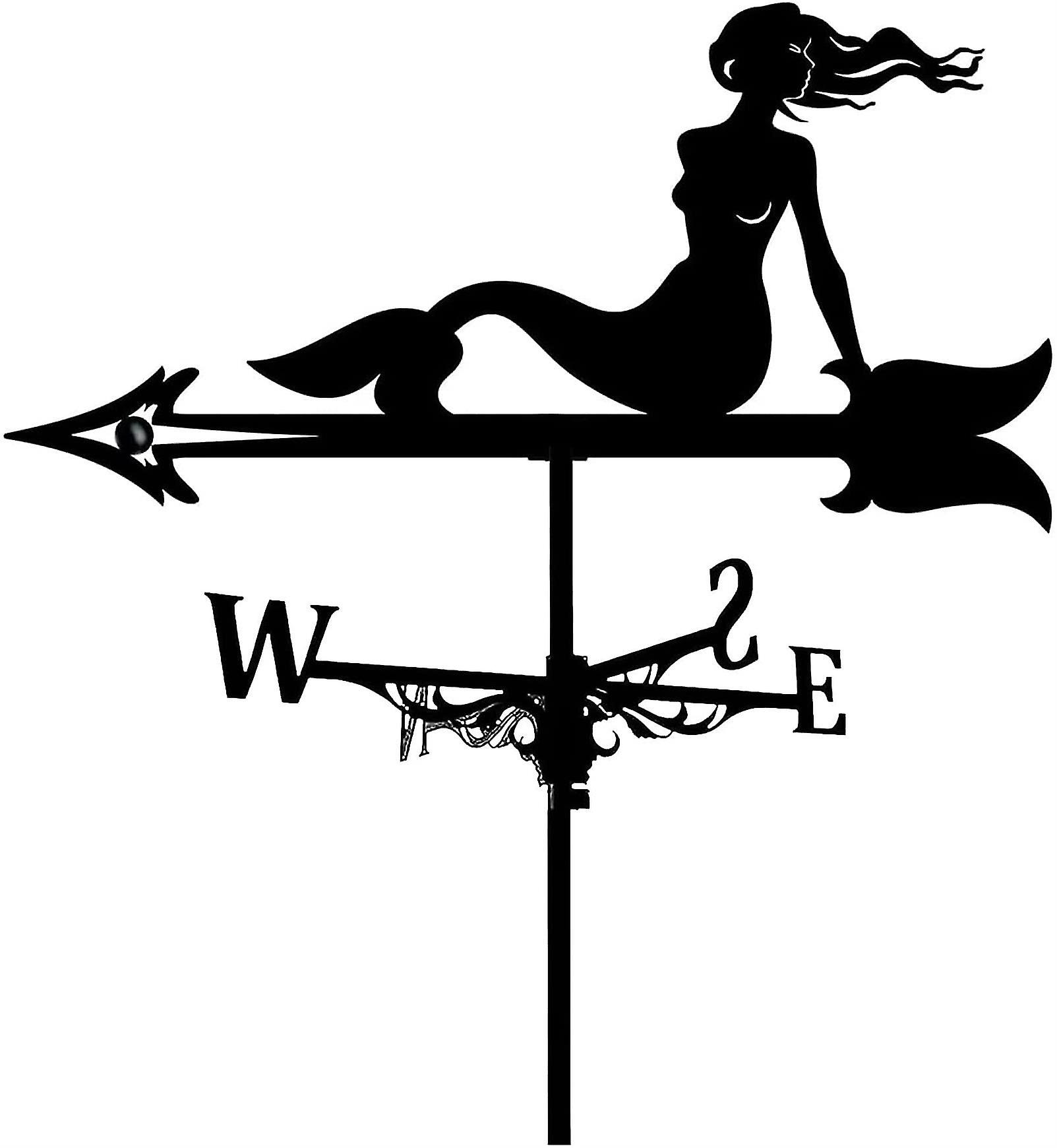 Weather Vane Metal Weathervane Figurine, Practical Wind Direction Indicator, Measuring Tools Farm