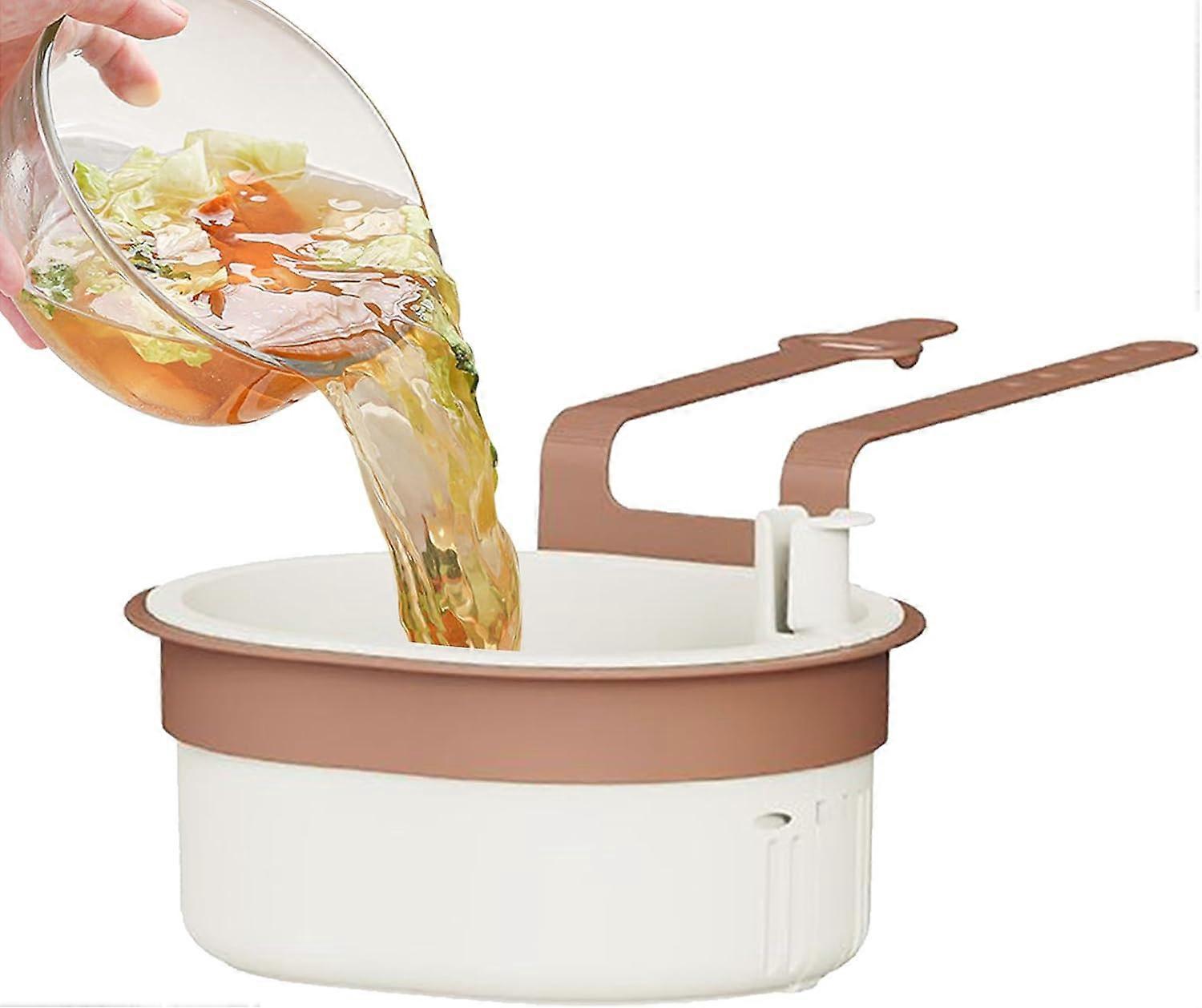 Generic Sink Drain Basket - Triangular Corner Catcher for Kitchen