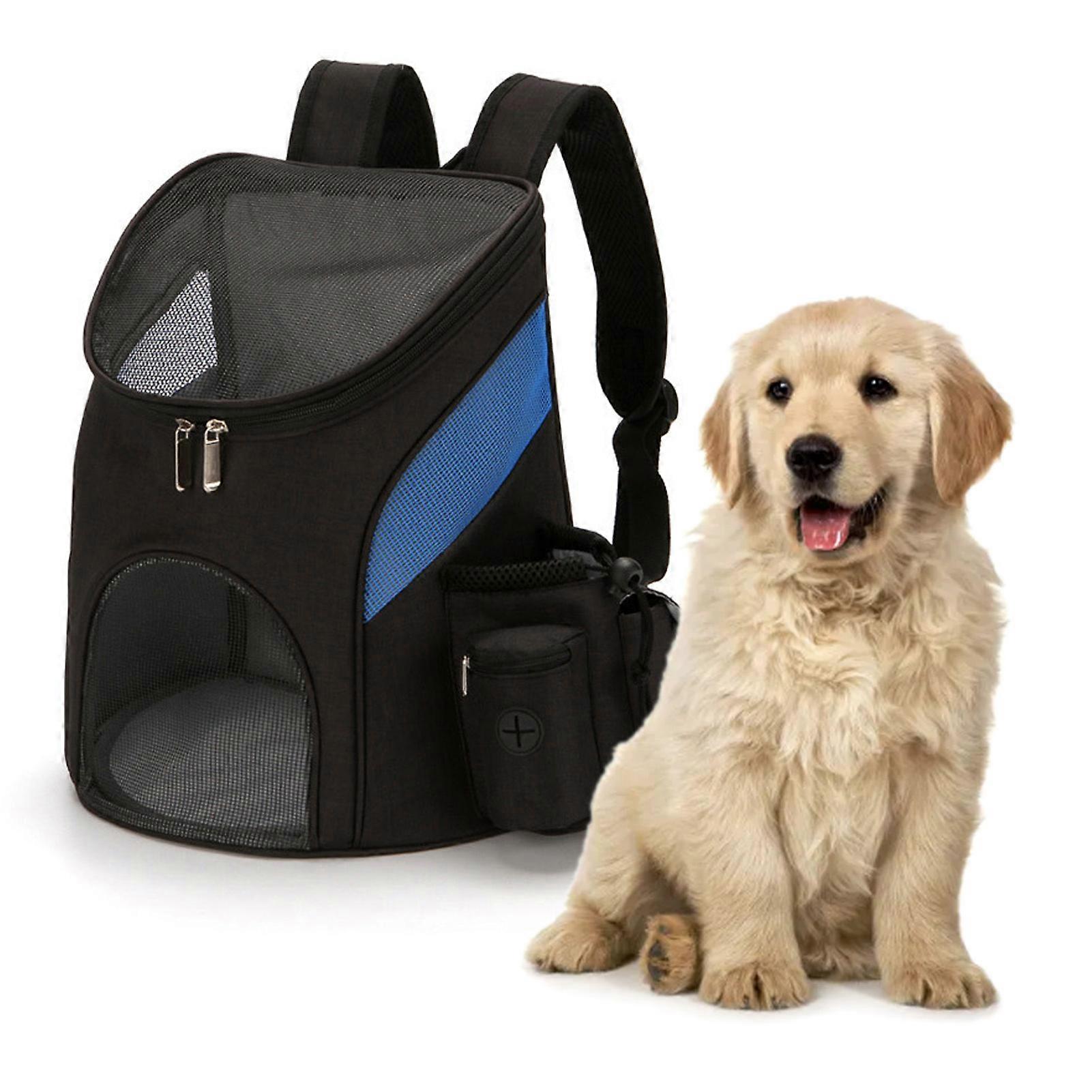 Spacious Foldable Pet Carrier Backpack with Breathable Mesh - S