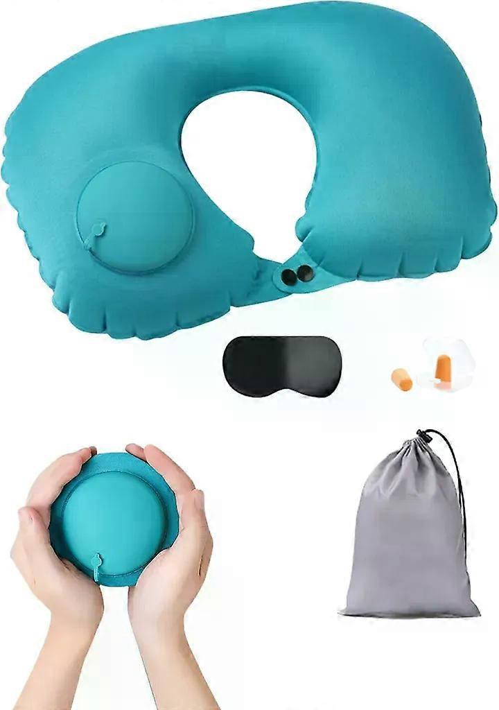 Neck Pillow Travel Pillow, Inflatable Neck Pillow, Ultralight and Compressible
