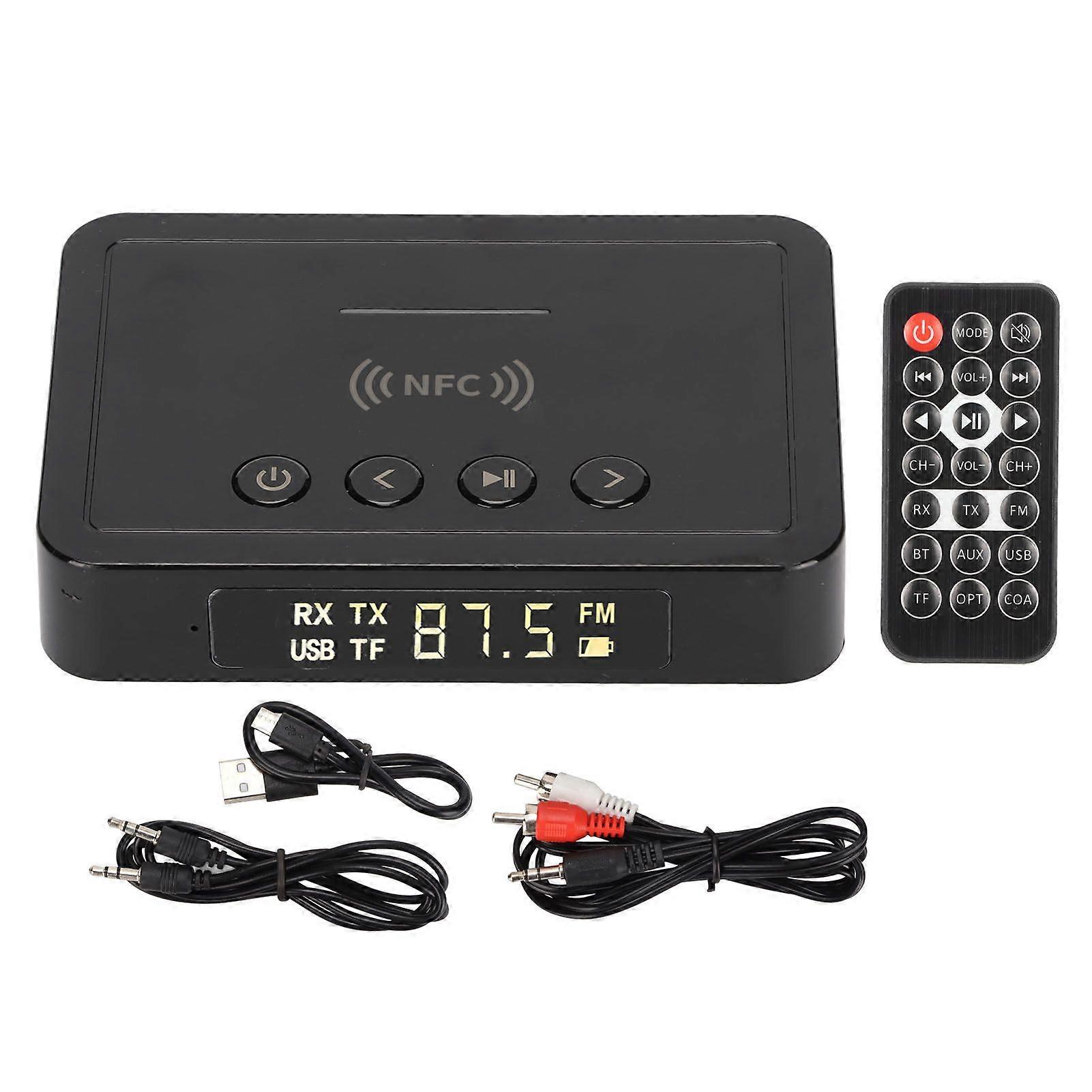 Bluetooth 5.0 Transmitter Receiver 3 in 1 Bluetooth Adapter for PC TV Tablet Speaker Home Car Sound System