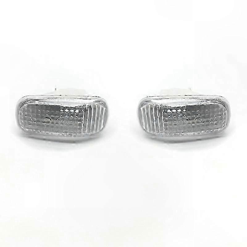 White Side Turn Signal Light Compatible with Multiple Compact Cars 2002-2014