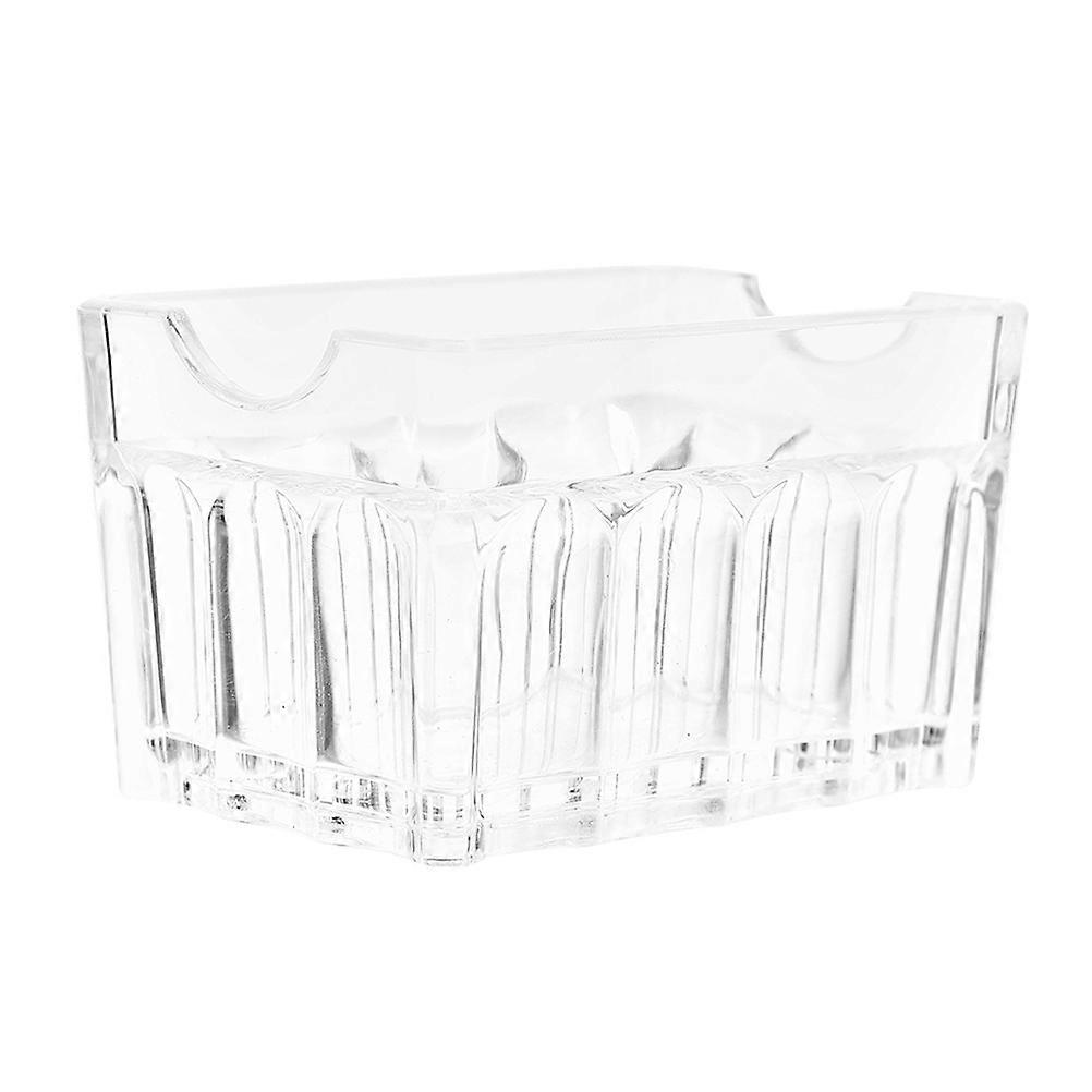 Acrylic Sugar Packet Holder for Storage Use Transparent