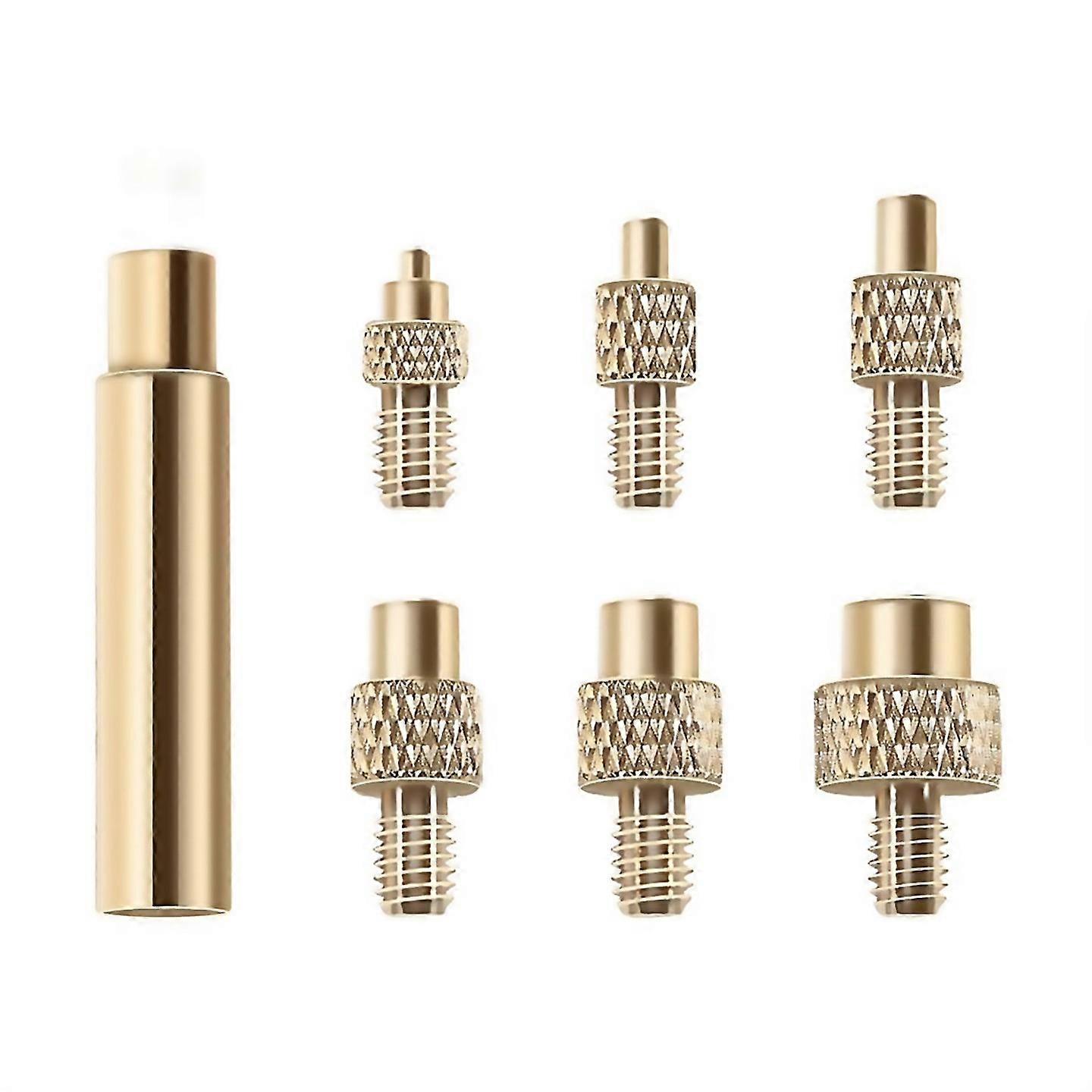 For Heat Insert Nut Iron Tip M2 M3 M5 M6 M8 Brass Thread Embedded
