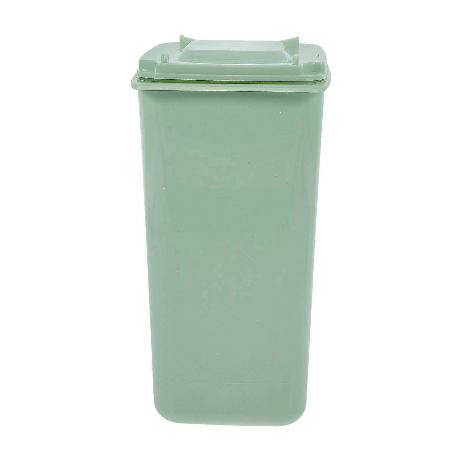 Mini Trash Can with Lid Desktop Trash Can for Home Desk Organization