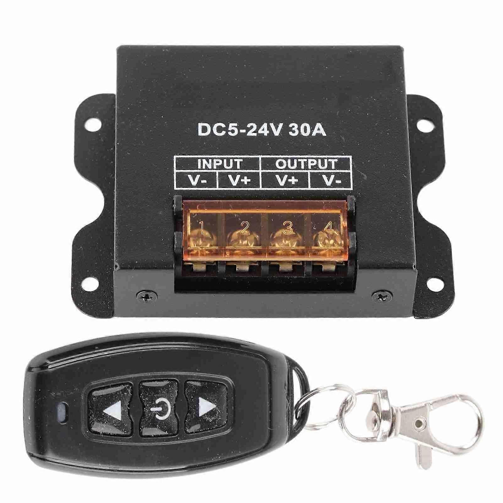 LED Single Color Dimmer Controller 3 Keys RF Large Power Cordless Remote Control