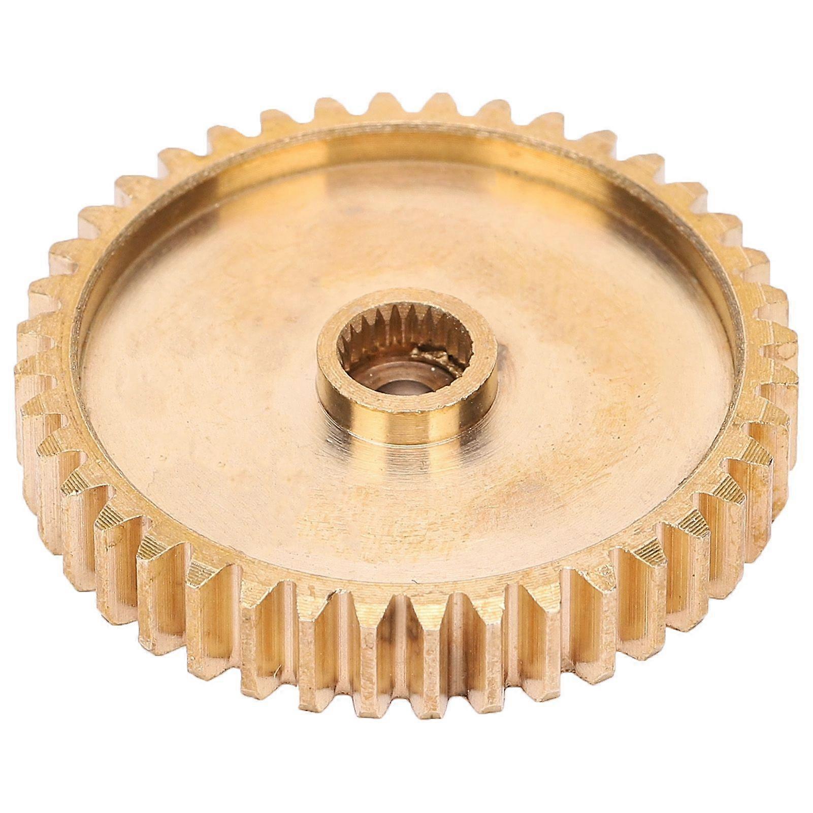 Spur Gear Brass 40 Tooth for Servo 25 Tooth Spline 0.8 Mod Industrial Robot Part 430500250040