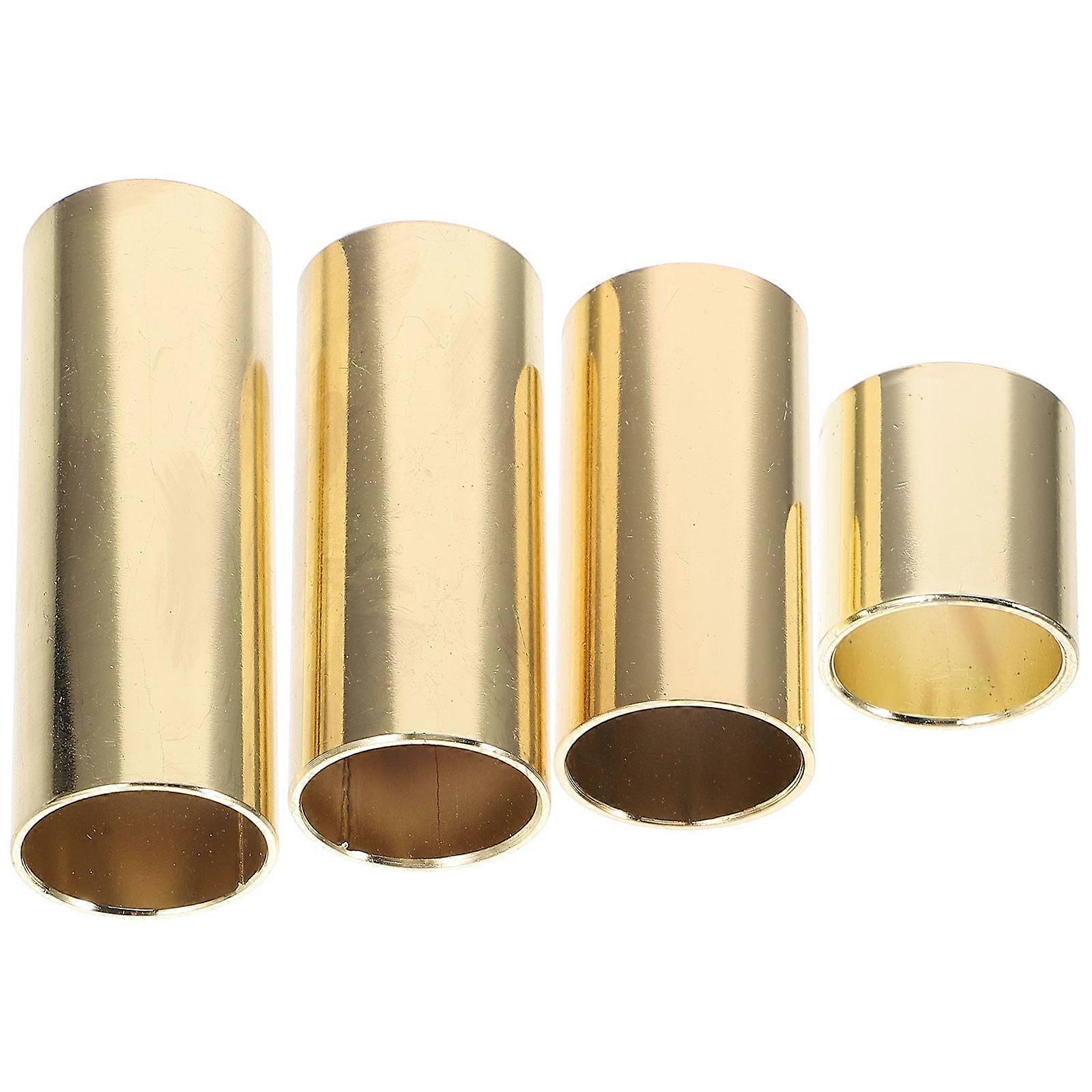 4pcs Guitar Slides Electric Guitar Slide Metal Bass Guitar Slides Guitar Supplies