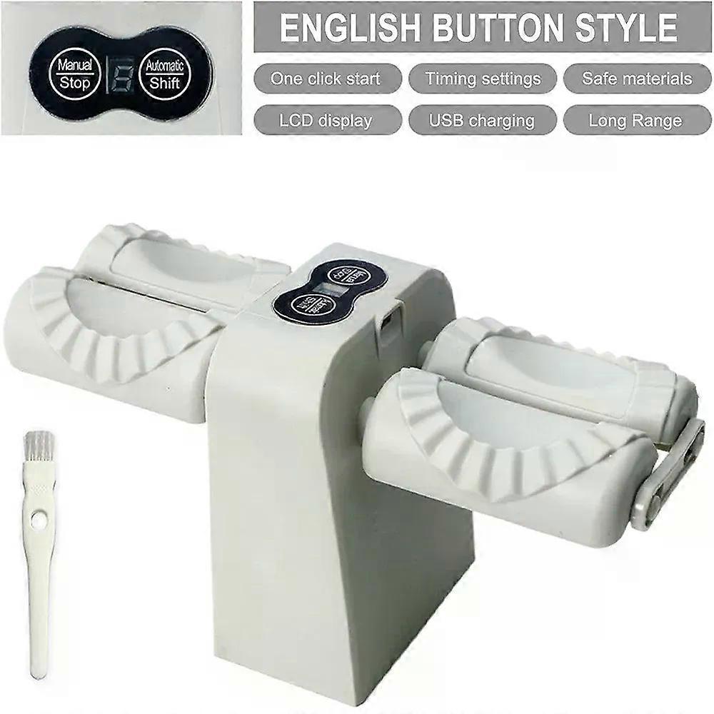 Double Head Automatic Electric Dumpling Maker Machine Manual Dumpling Mould Empanadas Ravioli Kitchen Pressing Dumplings Skin